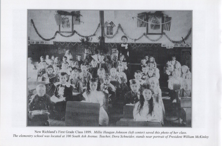New Richland First Grade Class, 1899