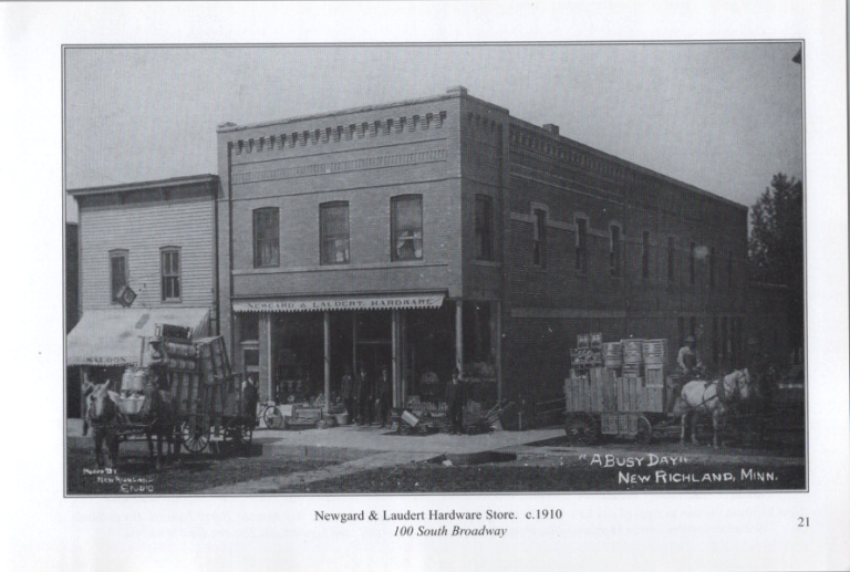 Newgard and Lauder Hardware Store, circa 1910