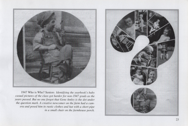 1947 Who is Who, scanned from the New Richland Sportsmanship, Teamwork, and Friends booklet.