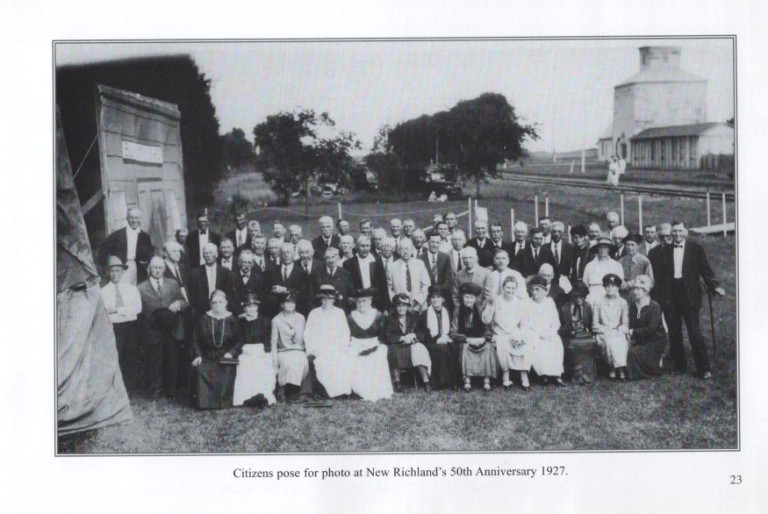 New Richland's 50th Anniversary, 1927