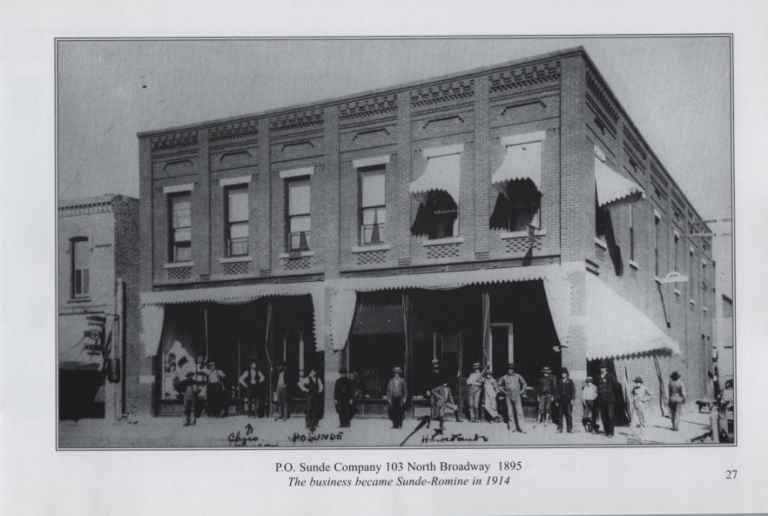 P. O. Sunde Company, 1895