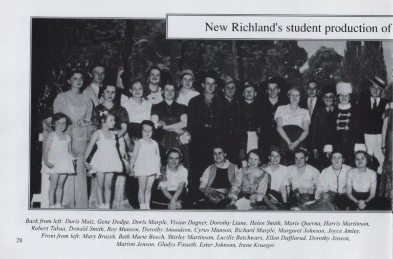 Babes in Toyland Student Production, 1936, Left Half