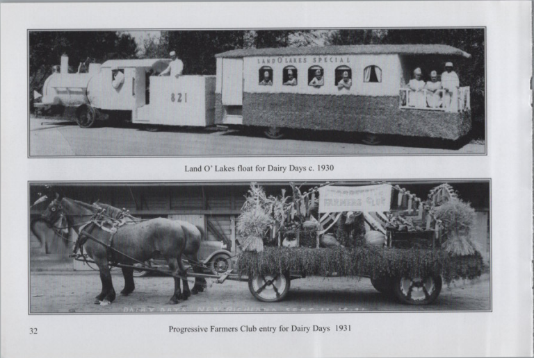 Dairy Days Parade Entries, 1930 and 1931