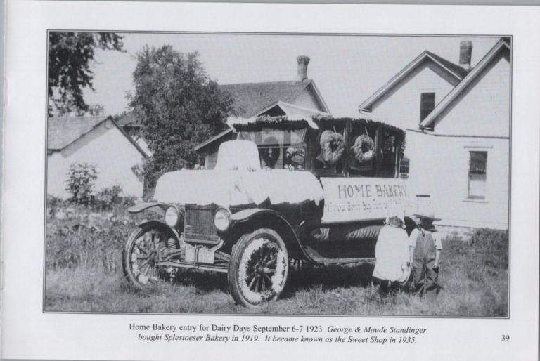 Home Bakery Dairy Days Entry, 1923