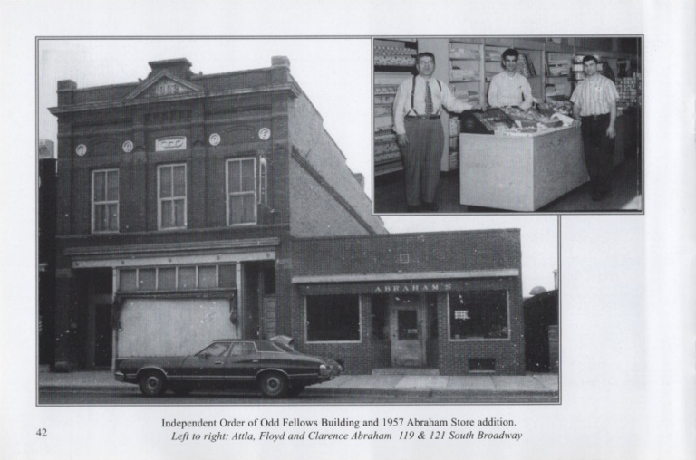Odd Fellows Building and Abraham Store Addition, 1957