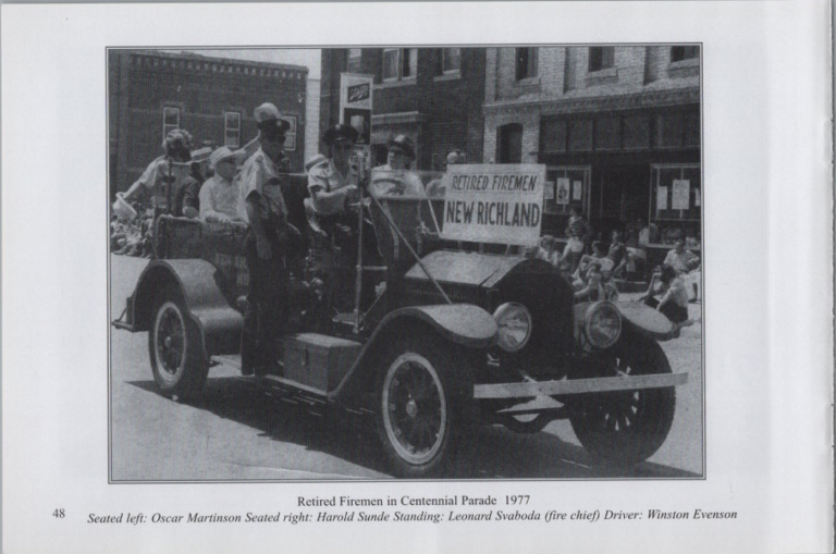 Retired Firemen in Centennial Parade, 1977