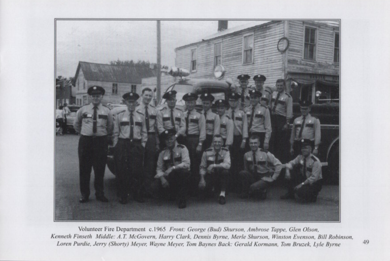 Volunteer Fire Department, circa 1965