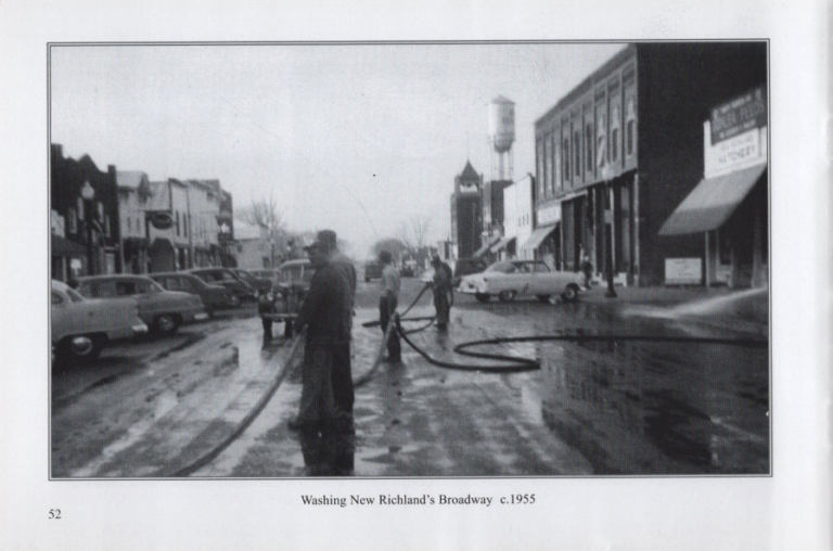 Washing Broadway, circa 1955
